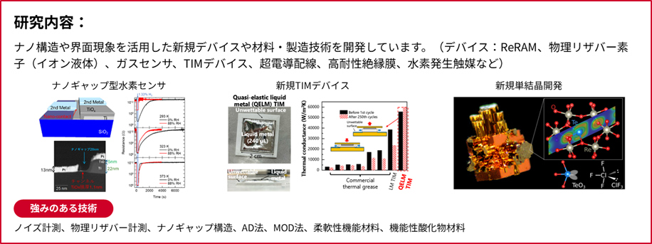 グループイメージ画像:エマージングデバイス技術研究グループ