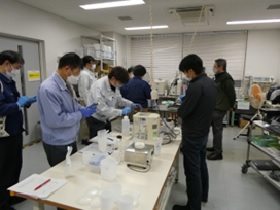 「2022年度前期実習風景（その14）」の写真