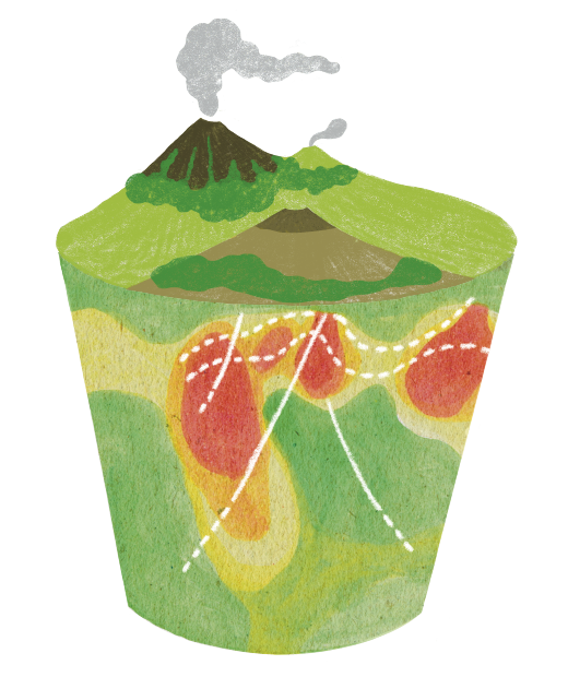 音波探査のイメージ