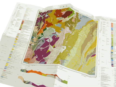 印刷物としての地質図