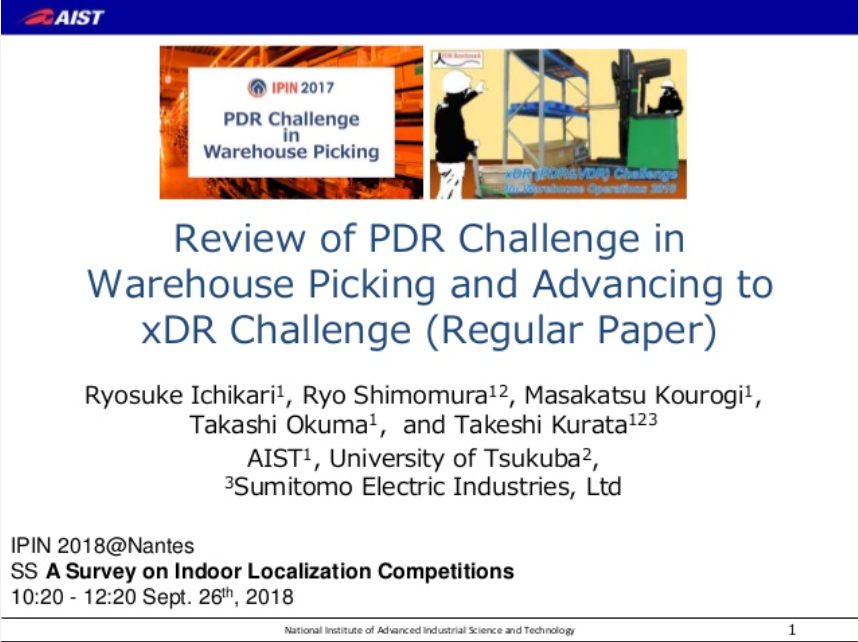 Announcement of Results of xDR Challenge 2018