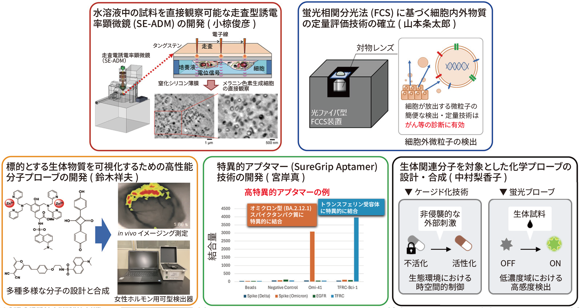 バイオ産業の高度化を支える高性能イメージング・センシング技術の開発