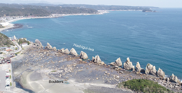Comparison of tsunami inundation areas between the 869 Joagn earthquake and the 2011 great Tohoku earthquake.