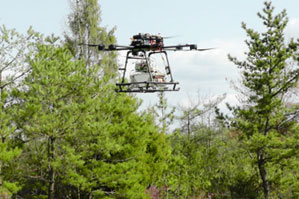 Photo : SOFC drone during flight test