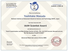 Certificate image,Link to is a larger image