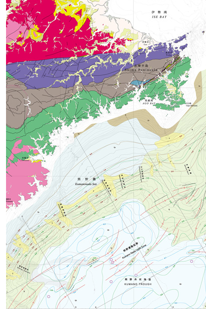 「熊野灘海底地質図」