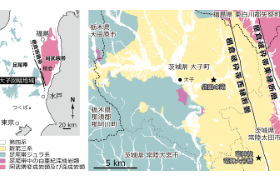 大子図幅地域の地質概略図