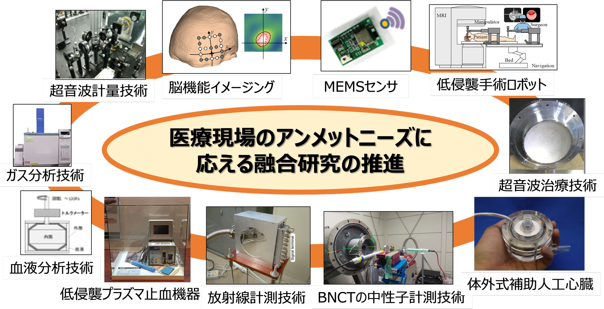 循環器系疾患治療・診断技術推進研究チーム研究概要図