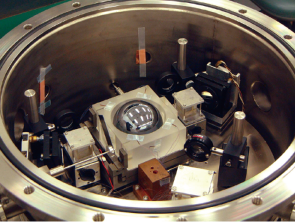 Fig.13 Optical interferometer to determine diameters of the silicon spheres