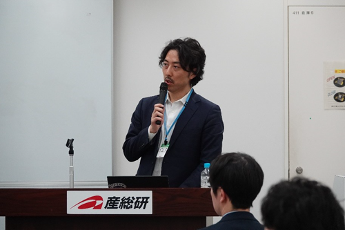 日本電気株式会社 松本 真和 ＮＥＣフェロー室長 講演の様子