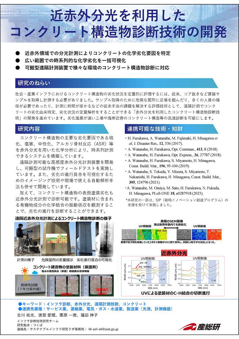 6_近赤外分光を利用したコンクリート構造物診断技術の開発