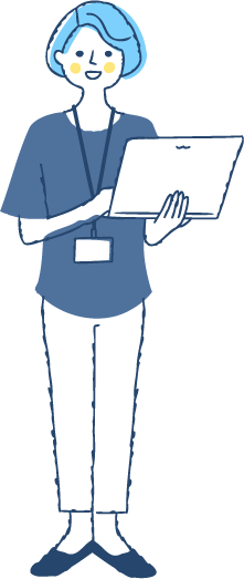 見学イメージイラスト