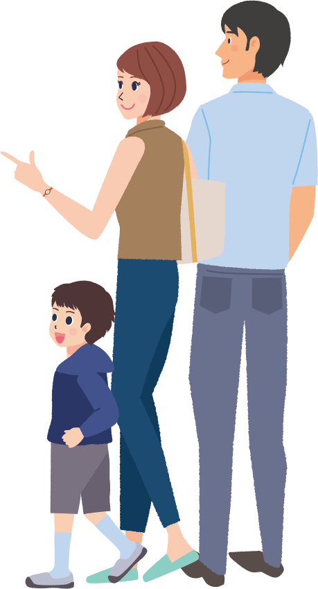 見学イメージイラスト