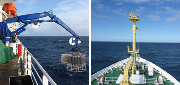 海の上の研究室イメージ写真