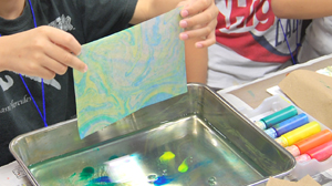 流れのうずを見てみよう／なぜ夕焼けって赤いの？イメージ写真